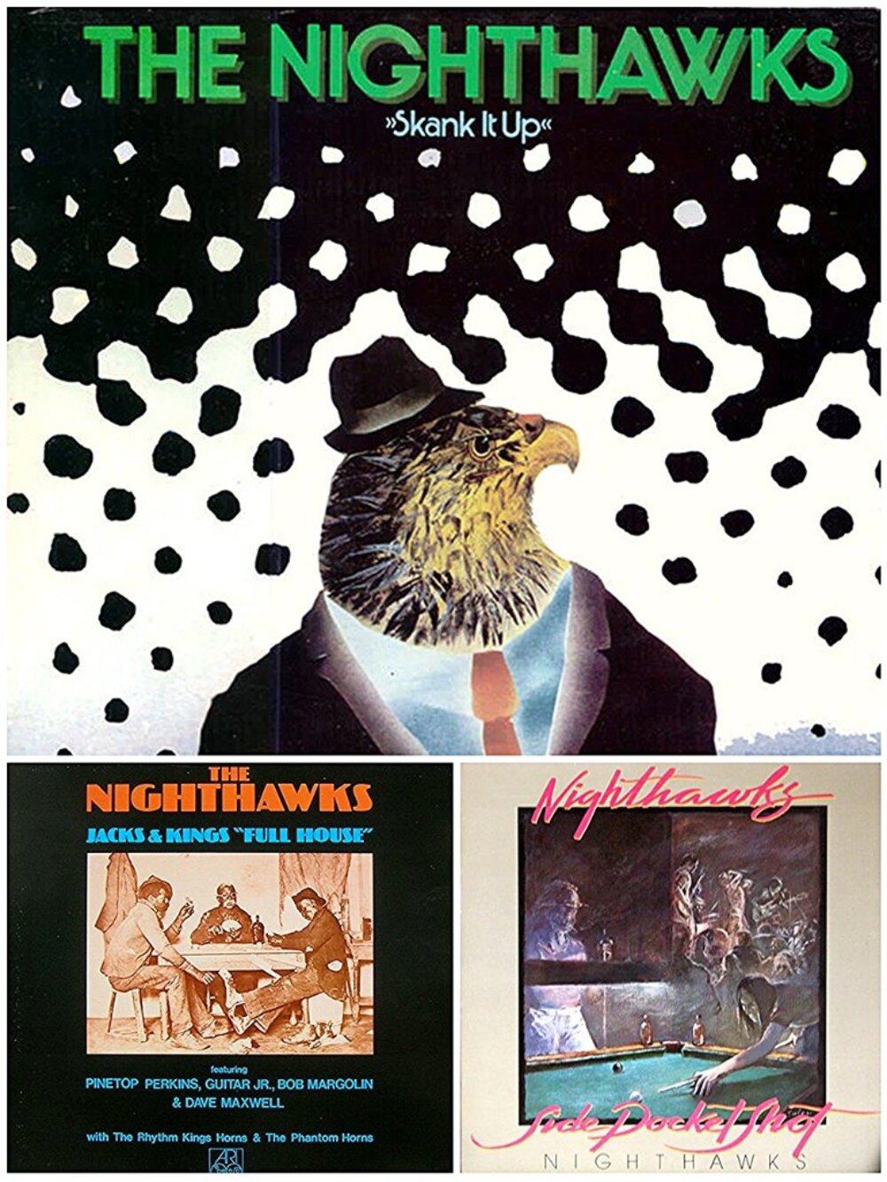 Lot Of 3 Nighthawks Vinyl Albums